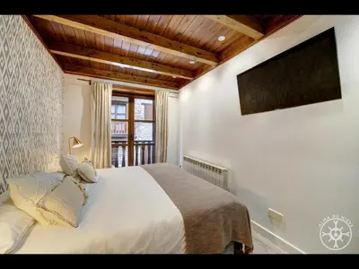 Cama o camas de una habitación en ALVORADA de Alma de Nieve