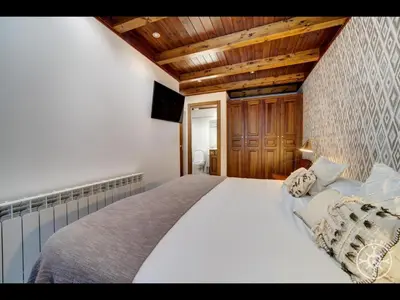Cama o camas de una habitación en ALVORADA de Alma de Nieve