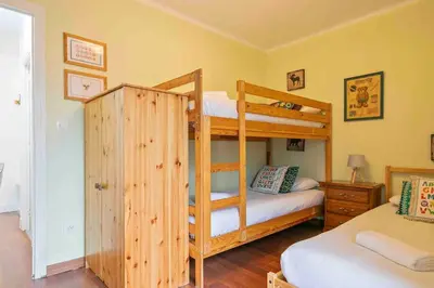 Cama o camas de una habitación en C1 eraclau - Era Escaleta con WiFi en VIELHA