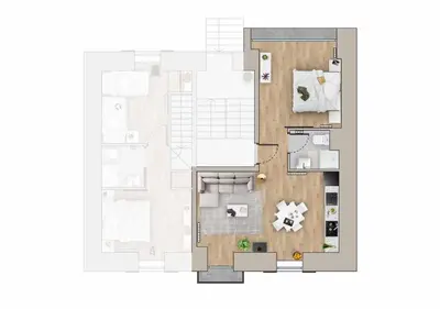Plano de Val Aran: apartamento con chimenea,jardín y vistas