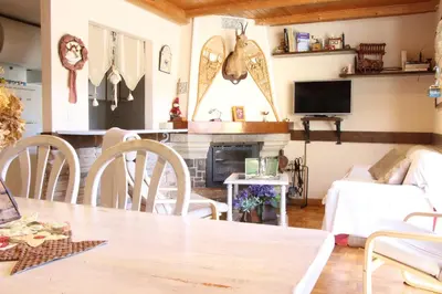 Una televisión o centro de entretenimiento en Peña Telera Petfriendly - Arafita Apartamentos