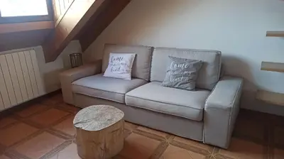 Zona de estar de El Ático de Sabi