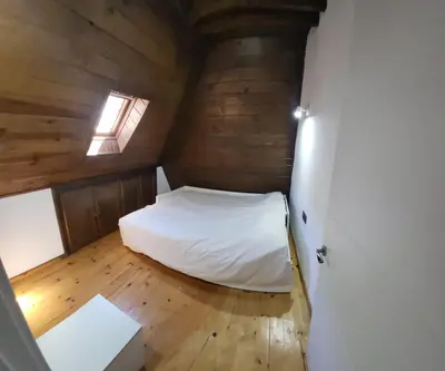 Cama o camas de una habitación en Explora Pirineos Arán