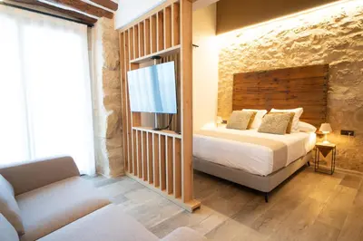 Cama o camas de una habitación en Cals Avis - Batea