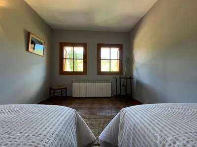 Cama o camas de una habitación en Posada OsTablaus