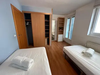 Cama o camas de una habitación en mikasita Pamplona Centro - student housing & coliving
