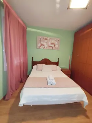 Cama o camas de una habitación en Calle San Pablo
