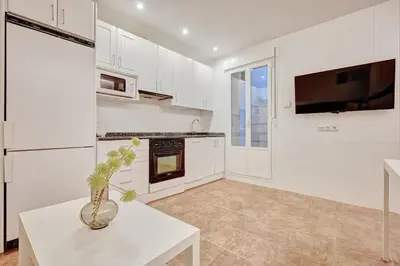 Una cocina o zona de cocina en La casa de los cuadros by Clabao