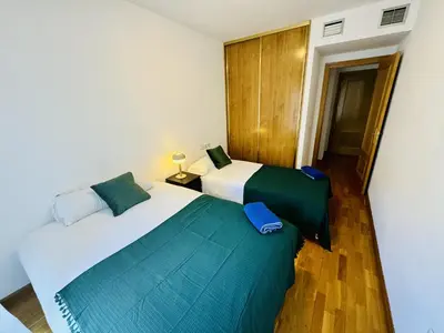 Cama o camas de una habitación en El mirador de César Augusto