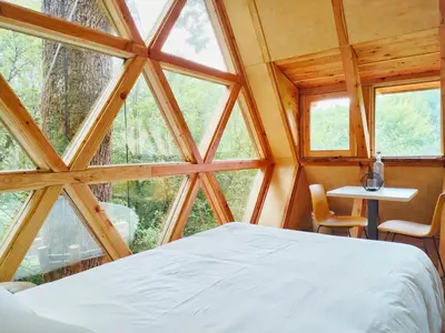 Cama o camas de una habitación en Ekia Basoa Suites