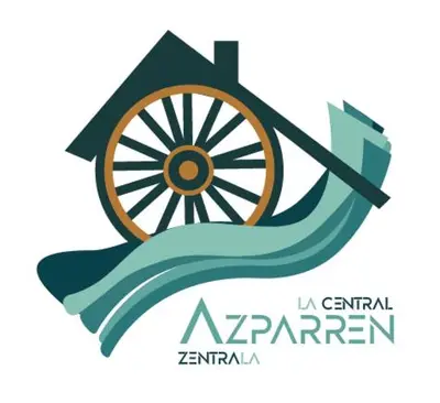Plano de La central de Azparren, junto a la Selva de Irati