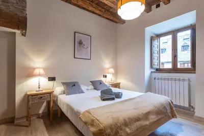 Cama o camas de una habitación en Deth Nord