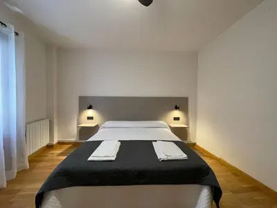 Cama o camas de una habitación en La Terraza de Pilar