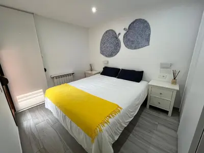 Cama o camas de una habitación en Apartamento premium Aínsa
