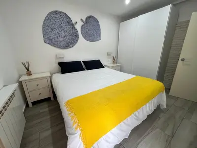 Cama o camas de una habitación en Apartamento premium Aínsa