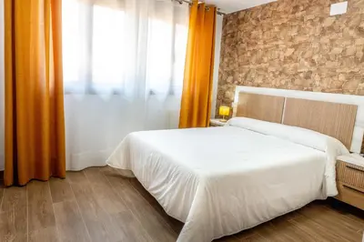 Cama o camas de una habitación en Les Gubies