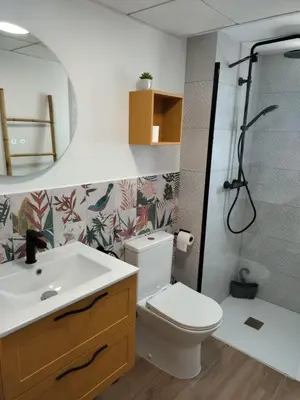 Un baño de Casa Don Pelayo Boutique Apartments & Café