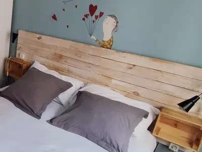 Cama o camas de una habitación en Dormitalería