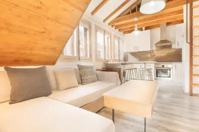 Una cocina o zona de cocina en C2 eraclau - Eth Santet en VIELHA