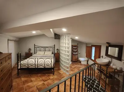 Cama o camas de una habitación en Ca la Marta