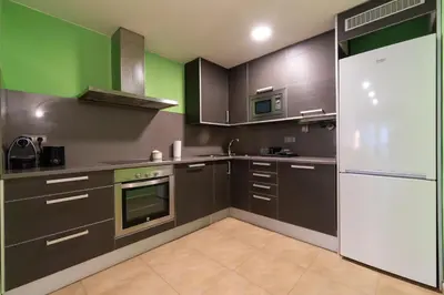 Una cocina o zona de cocina en La Bicicleta