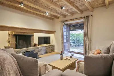 Zona de estar de Luderna - Apartamento con jardín Saublanca
