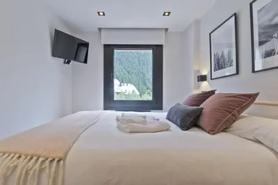 Cama o camas de una habitación en Luderna - Apartamento Misharnon