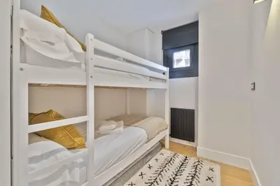 Cama o camas de una habitación en Luderna - Apartamento Misharnon