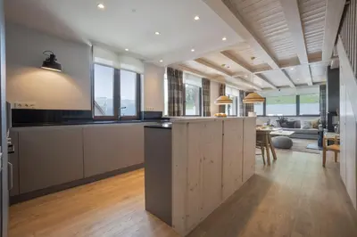 Una cocina o zona de cocina en Luderna - Tríplex Amitges