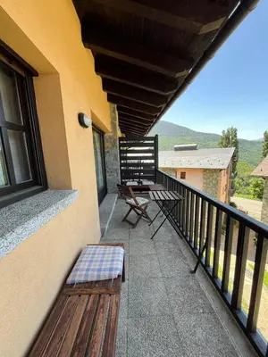 Un balcón o terraza de Apartamento Margalida en Cerler, Pirineo Huesca