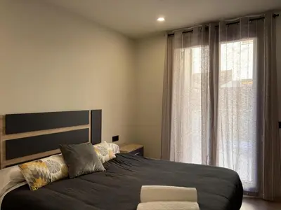Cama o camas de una habitación en BPirineos-Barbarisa