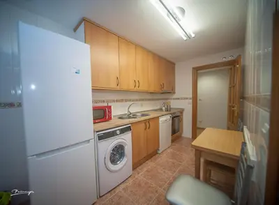 Una cocina o zona de cocina en Apartamento Pradas Jaca