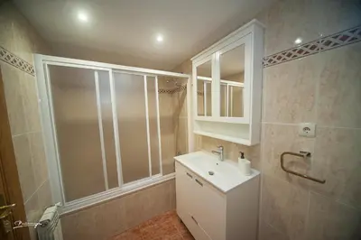 Un baño de Apartamento Pradas Jaca