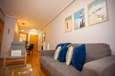 Zona de estar de Casa Senda by Cardi Suites.