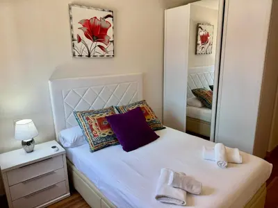 Cama o camas de una habitación en Apartamento Casa Picoleta