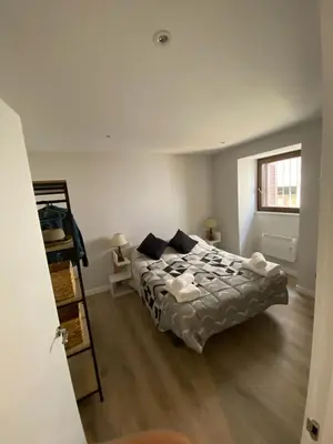 Cama o camas de una habitación en Amama Etxea