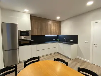 Una cocina o zona de cocina en Amama Etxea