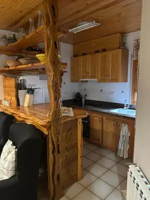 Una cocina o zona de cocina en Casa de los avellanos