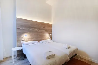 Cama o camas de una habitación en Corralillos by Clabao