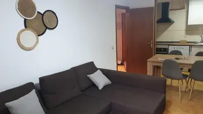 Una cocina o zona de cocina en Apartamento Loira Villanúa