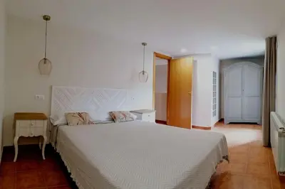 Cama o camas de una habitación en Casa Don Félix