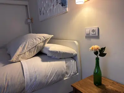 Cama o camas de una habitación en BPirineos-Ampriu