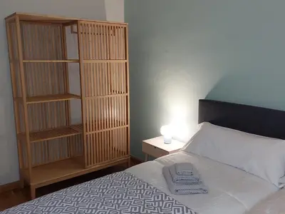 Cama o camas de una habitación en Apartamento Valle de Tena
