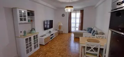Una televisión o centro de entretenimiento en La Marmota