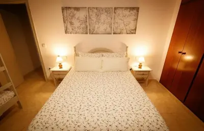 Cama o camas de una habitación en La Cabana
