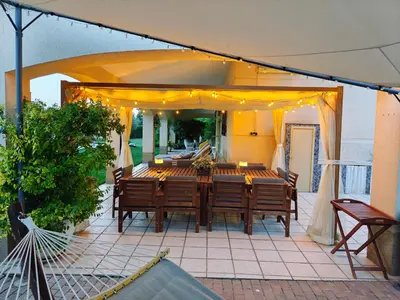 Un balcón o terraza de La Cabana