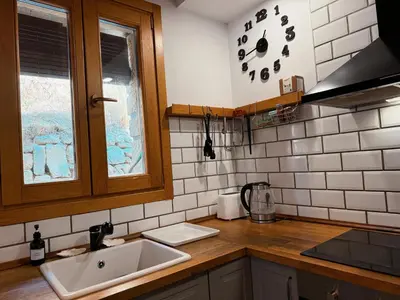 Una cocina o zona de cocina en Casa rural Serafin