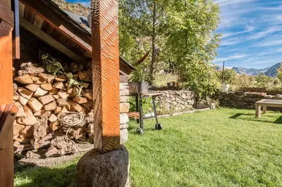 Jardín al aire libre en Chalet adosado en Garós a 7 mins de Baqueira