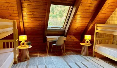 Cama o camas de una habitación en SNÖ Apartamentos Escarrilla