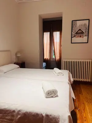 Cama o camas de una habitación en Apartamento del Conde